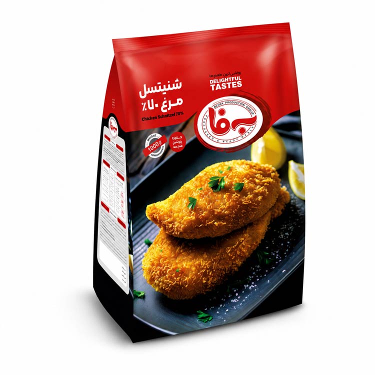 شنیتسل مرغ %70 پاکتی (950گرم)