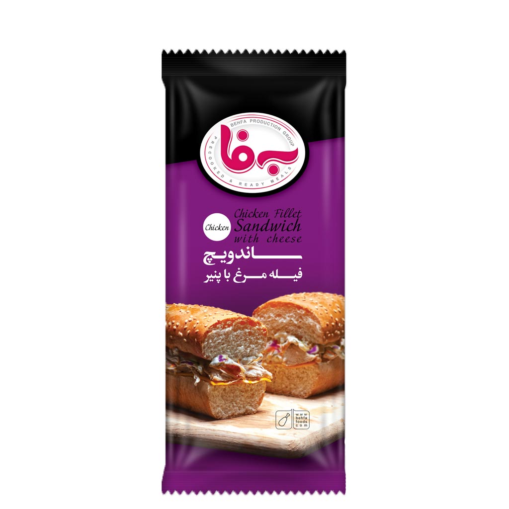 ساندویچ فیله مرغ به فا